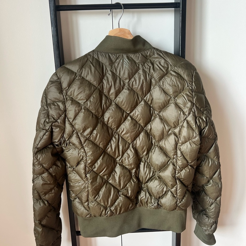 TNA Khaki Quilted League Jacket